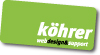 Logo von köhrer webdesign&support unserem Programmierer und Webdesigner